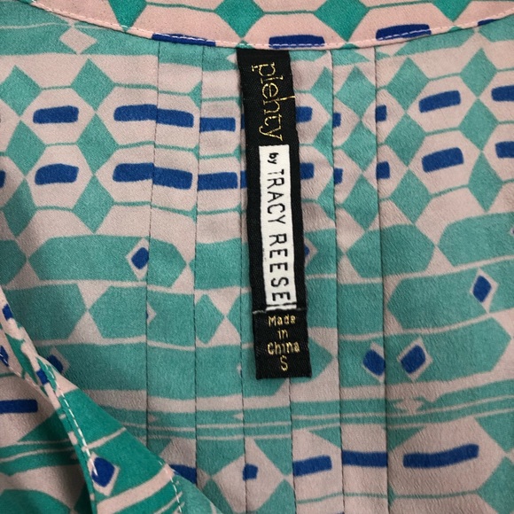 Plenty by Tracy Reese geometric blouse - Picture 3 of 6